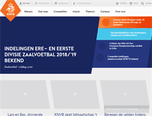 Tablet Screenshot of knvb.nl